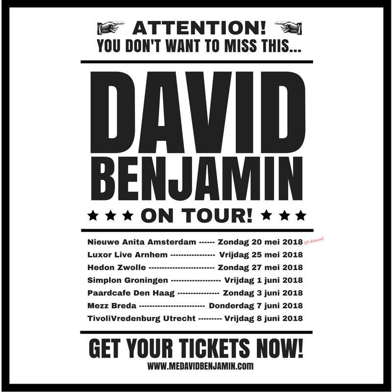 Don’t miss David Benjamin on tour
